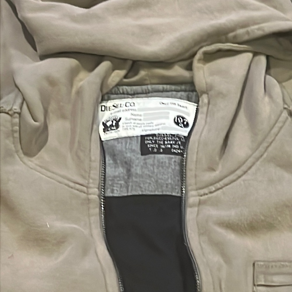 Spectacular NWOT diesel lined jacket intricate hoodie. No more reductions!!